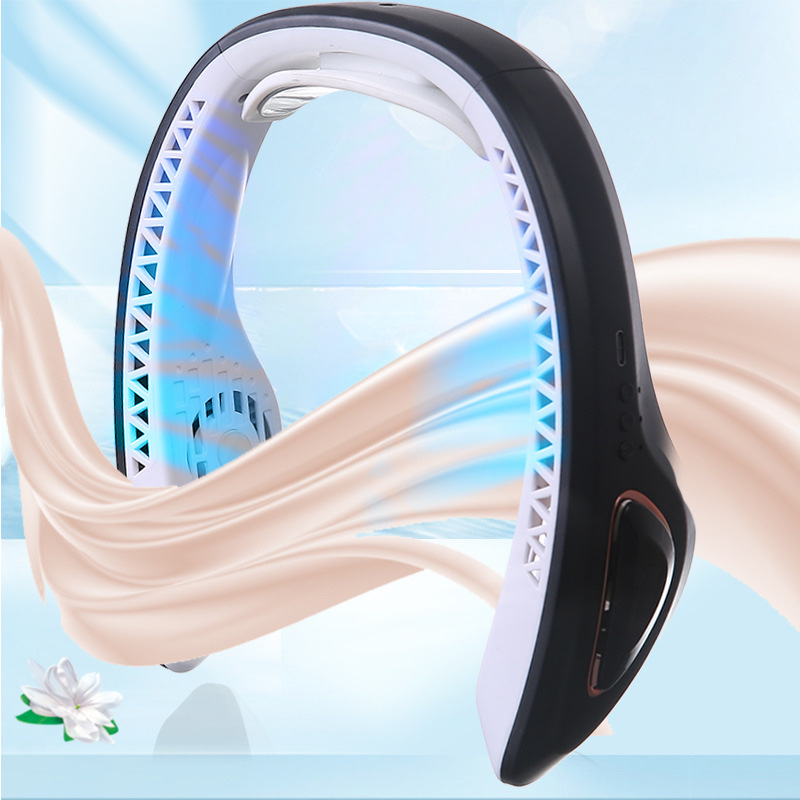 2-in-1 neck-hanging fan details Picture