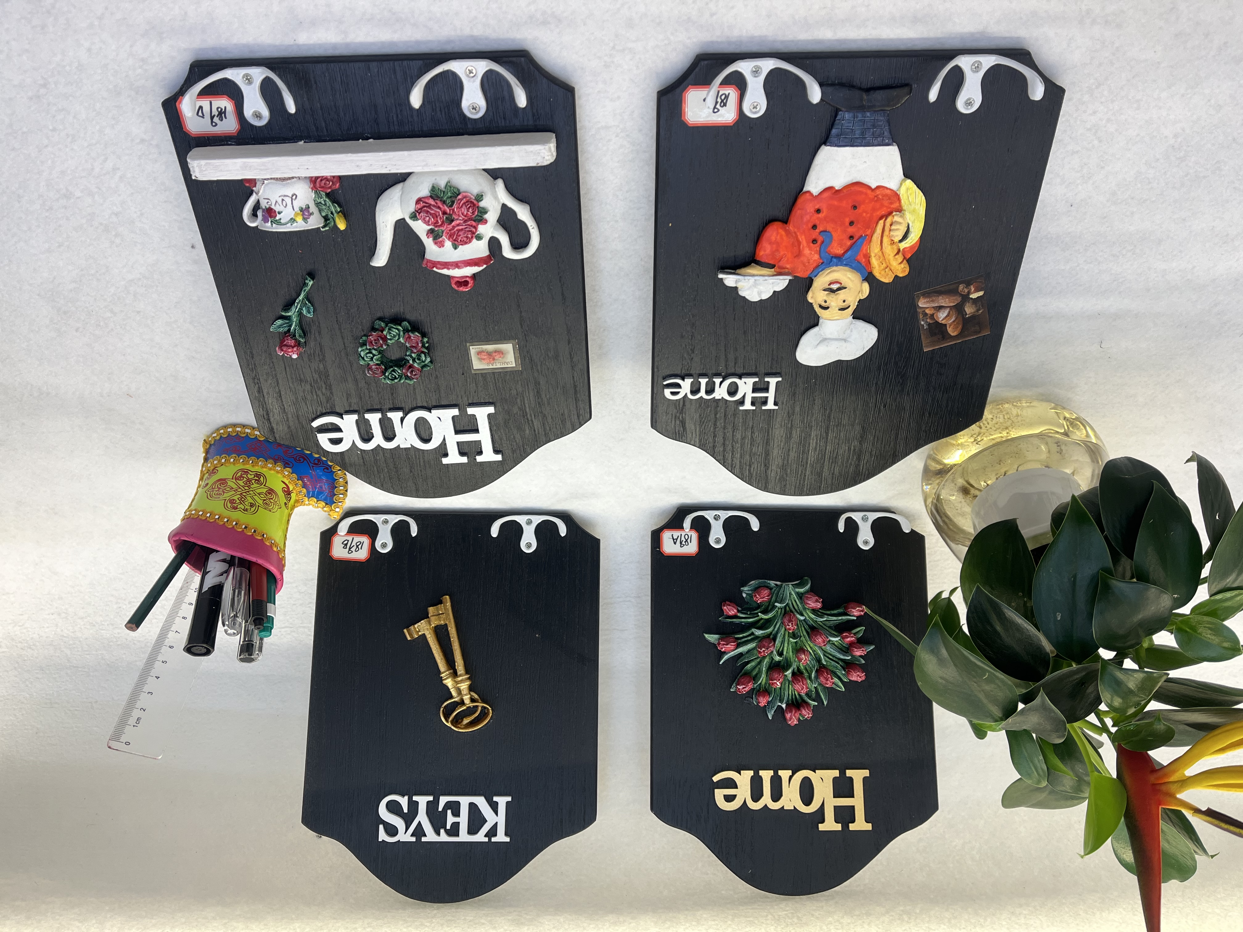 工艺品/木质壁挂/木质白底实物图