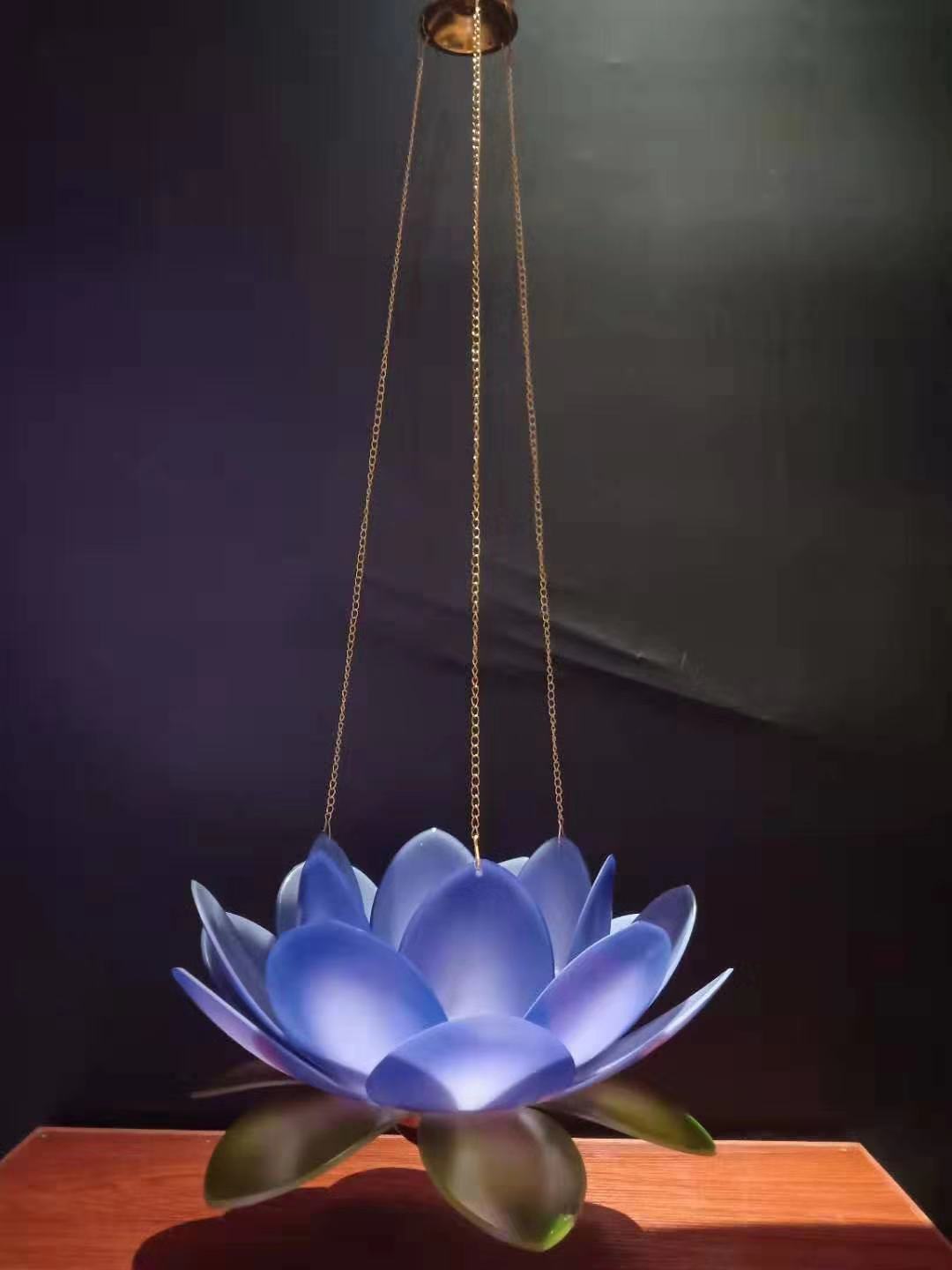 Hanging Lotus Deyuan Craft Lotus Lamp 9 Specification image