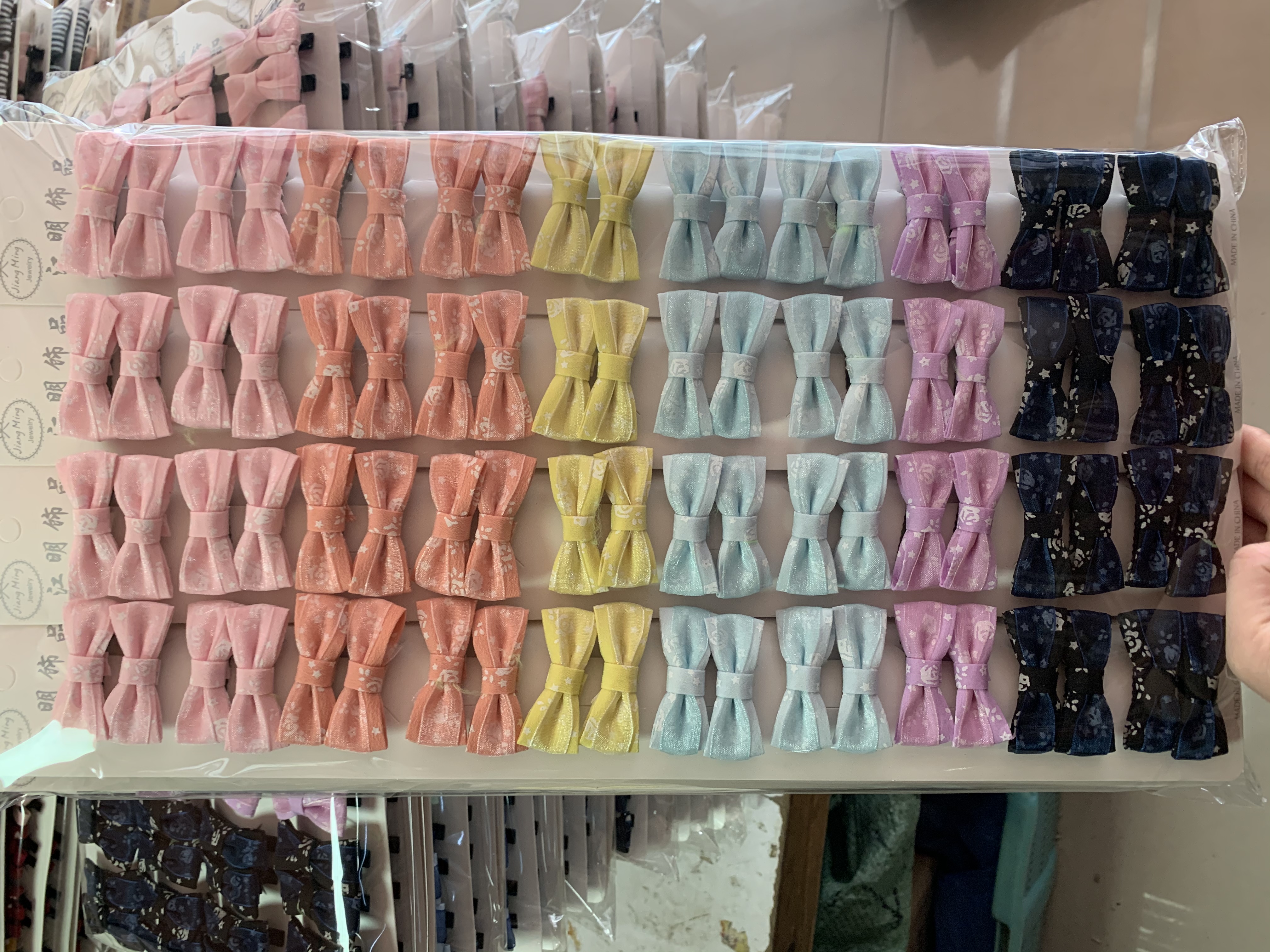 Korean fabric exquisite bow hair clip, top clip, side clip, bangs clip 202204021019