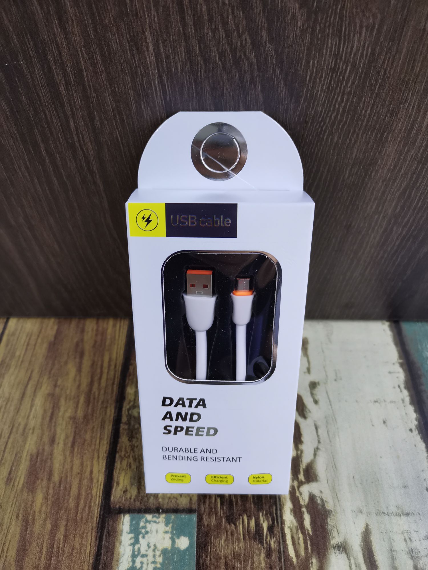 New pebble-shell mobile phone charging data cable with 100 copper wire Application Scenario