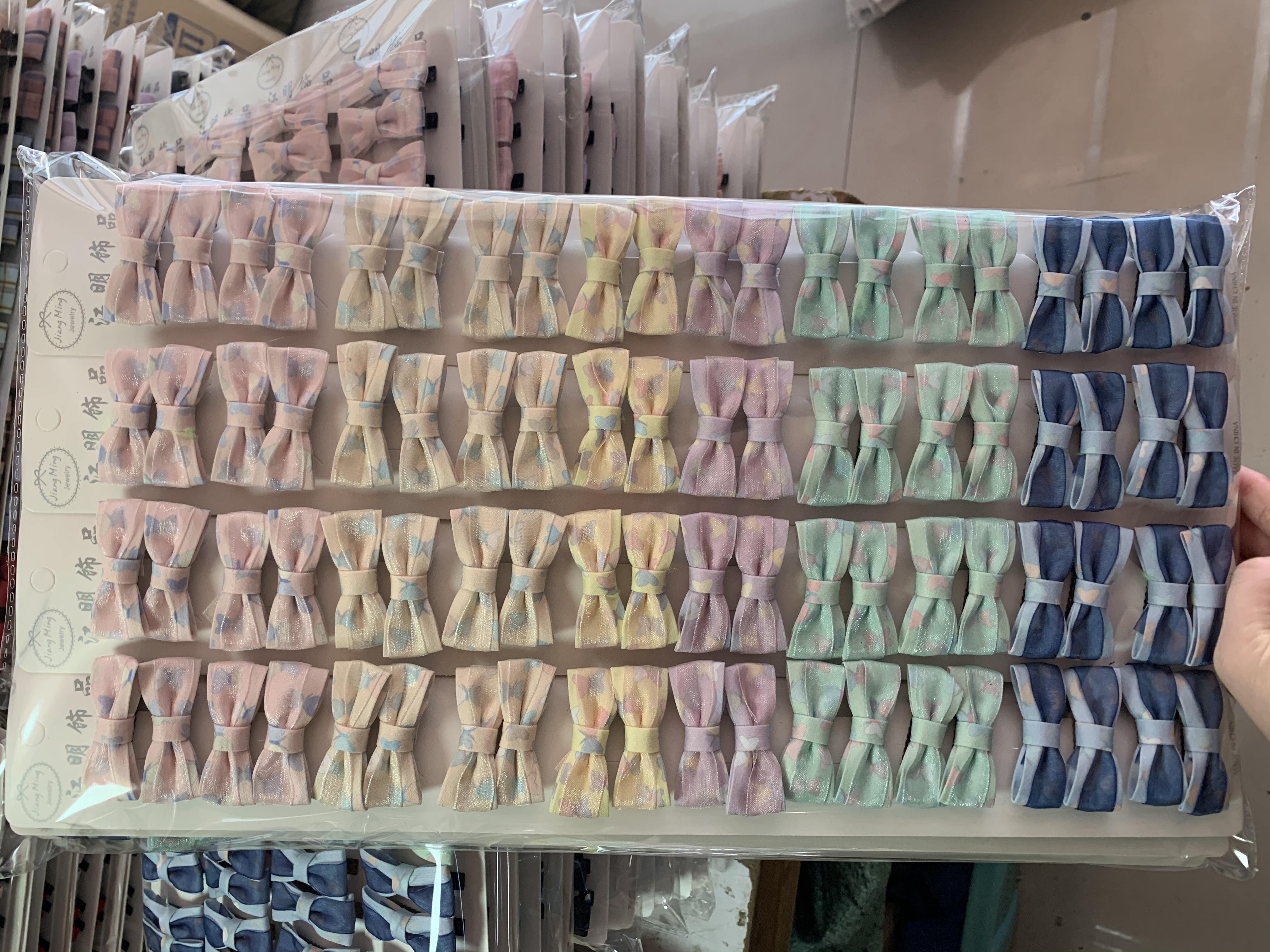 Korean fabric exquisite bow hair clip, top clip, side clip, bangs clip 202204021064