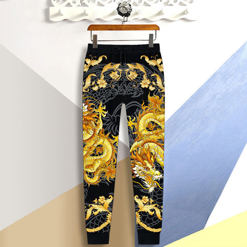 印花裤/休闲裤/修身运动裤产品图