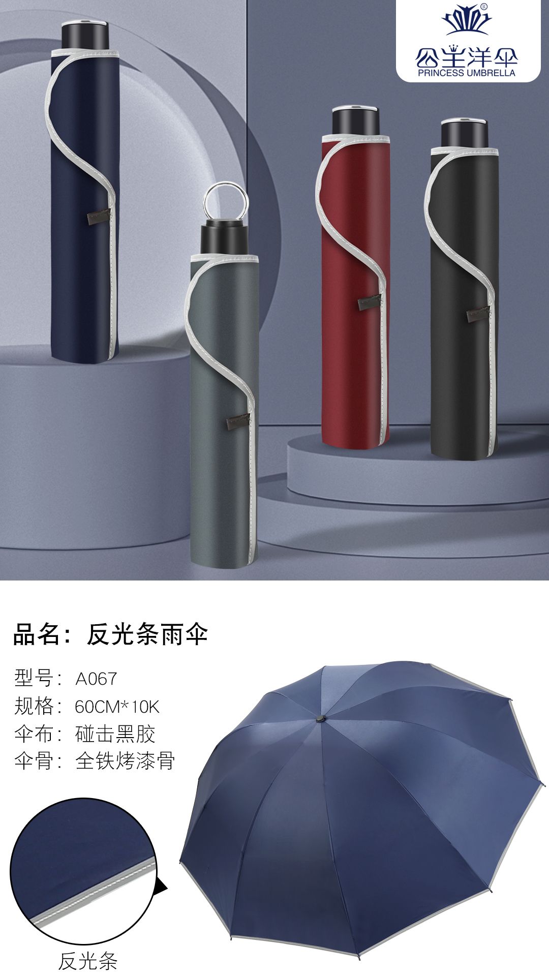 Increase the reflective strip detail image 1