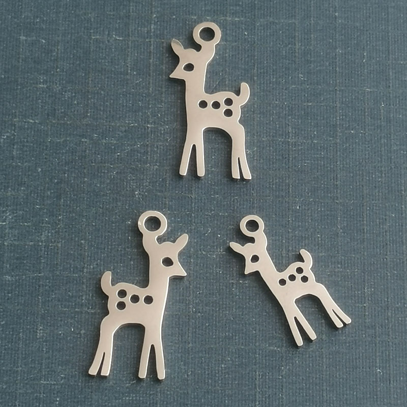 Cross-border trade, sika deer pendant, handcrafted diy material, bracelet, beaded accessory, necklace accessory