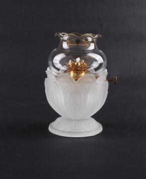 Glazed oil lamp, De Yuan Craftsmanship 130 details Picture