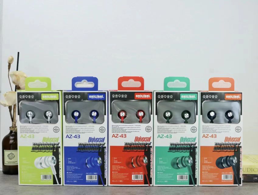 Sogo brand headphones, AZ-43 headphones, earplugs, earphone labels, mobile phone headphones details Picture