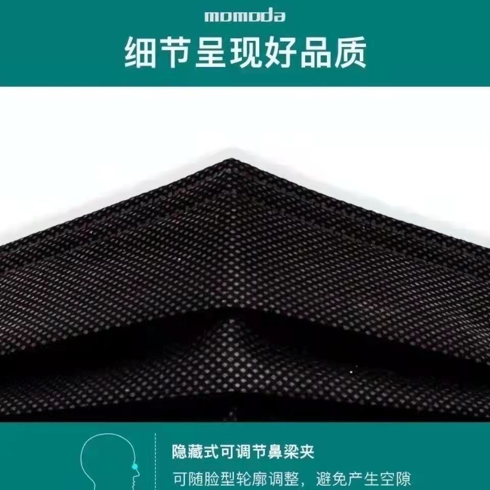 一次性口罩/黑色全黑产品图