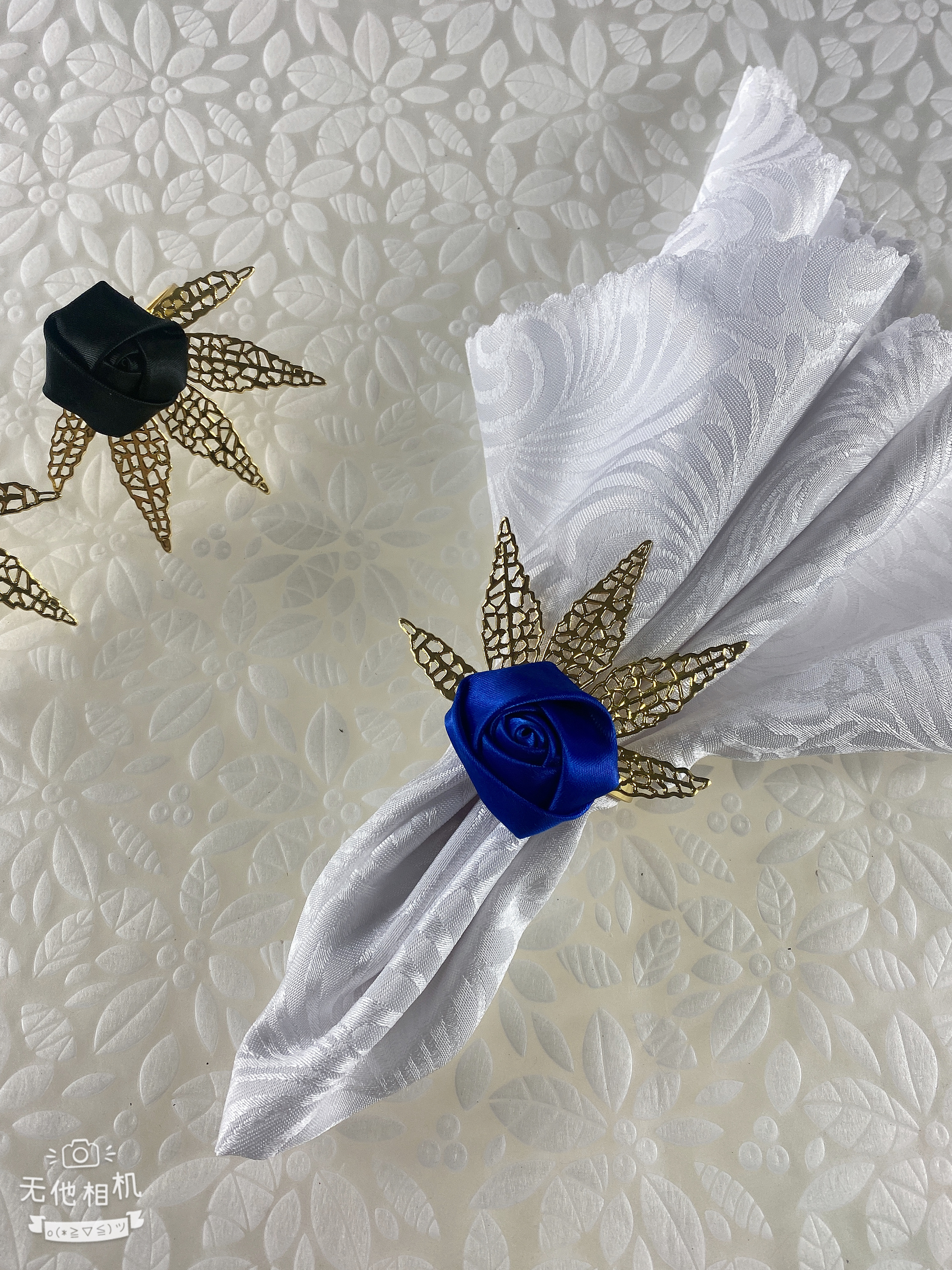 Napkin buckles, scarf rings, metal rings, hotel decorations, wedding supplies, accessories. details Picture