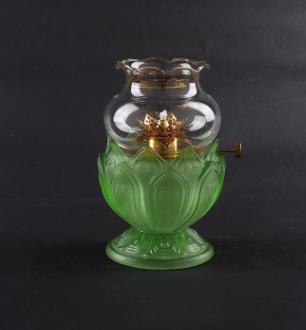 Glazed oil lamp, De Yuan Craftsmanship 130 Item Picture