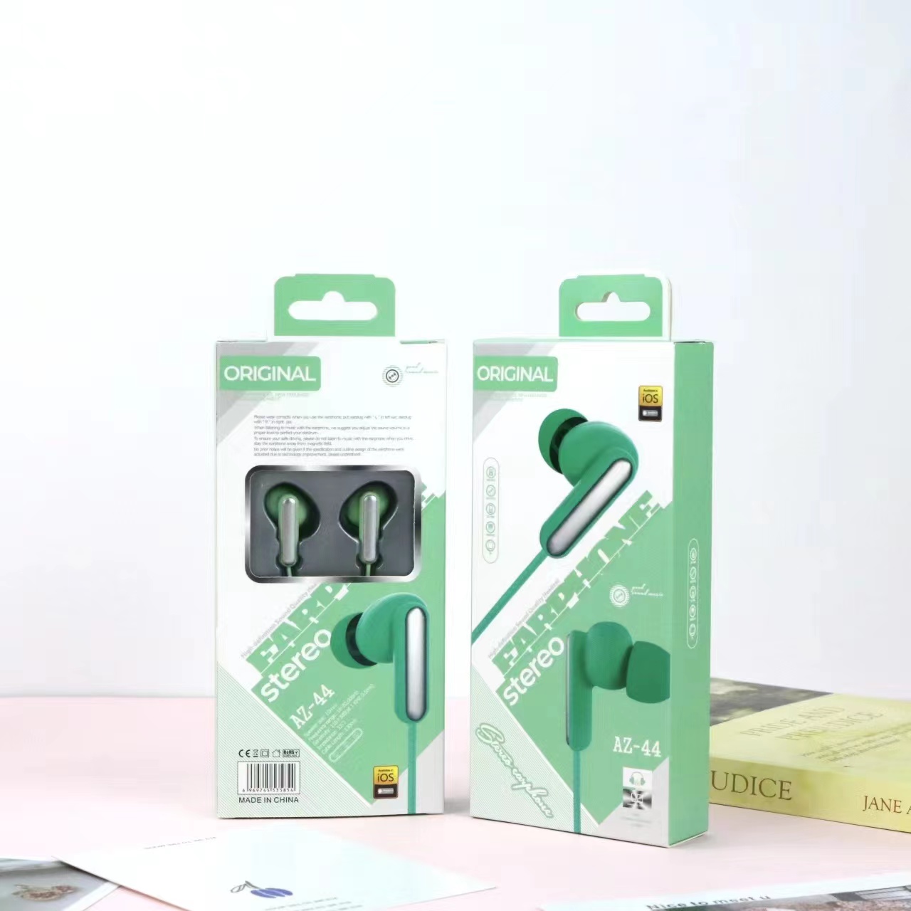 Sogo marca auriculares, AZ-44 auriculares, earmark, earmark, auriculares para teléfonos móviles Item Picture
