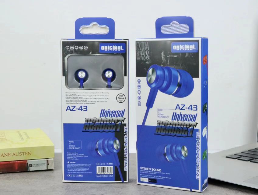 Sogo brand headphones, AZ-43 headphones, earplugs, earphone labels, mobile phone headphones Application Scenario