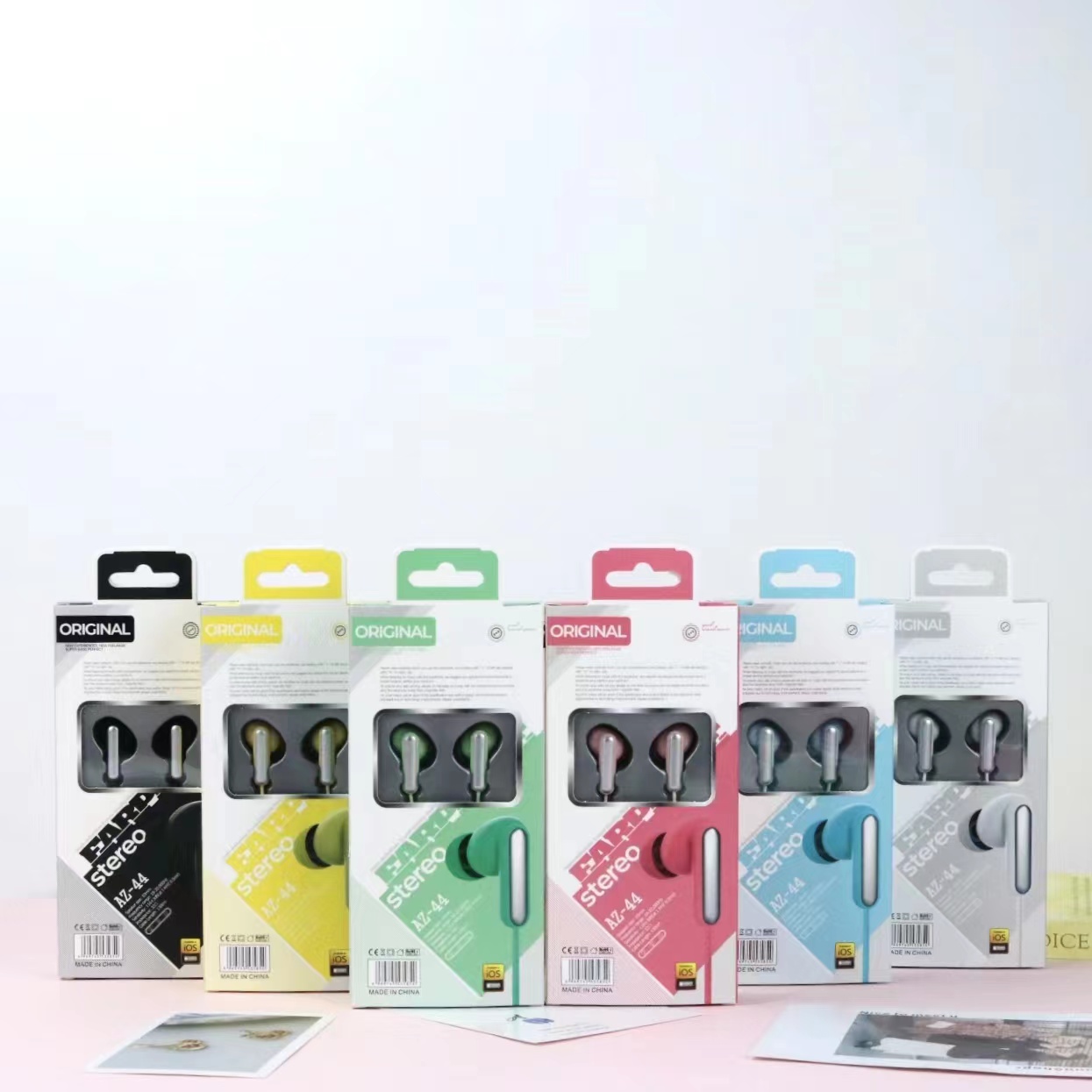 Sogo marca auriculares, AZ-44 auriculares, earmark, earmark, auriculares para teléfonos móviles details Picture