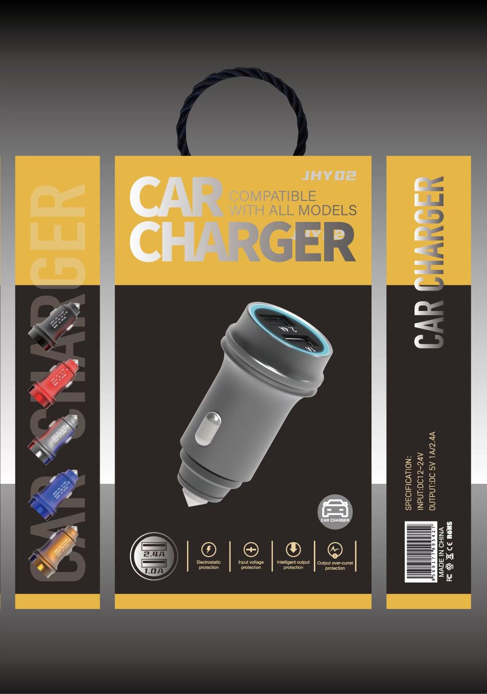 车充超级快充车载双口手机充电器 闪充详情图7