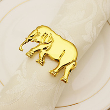 大象餐巾扣、餐巾环。饰品、婚庆用品、酒店装饰品。