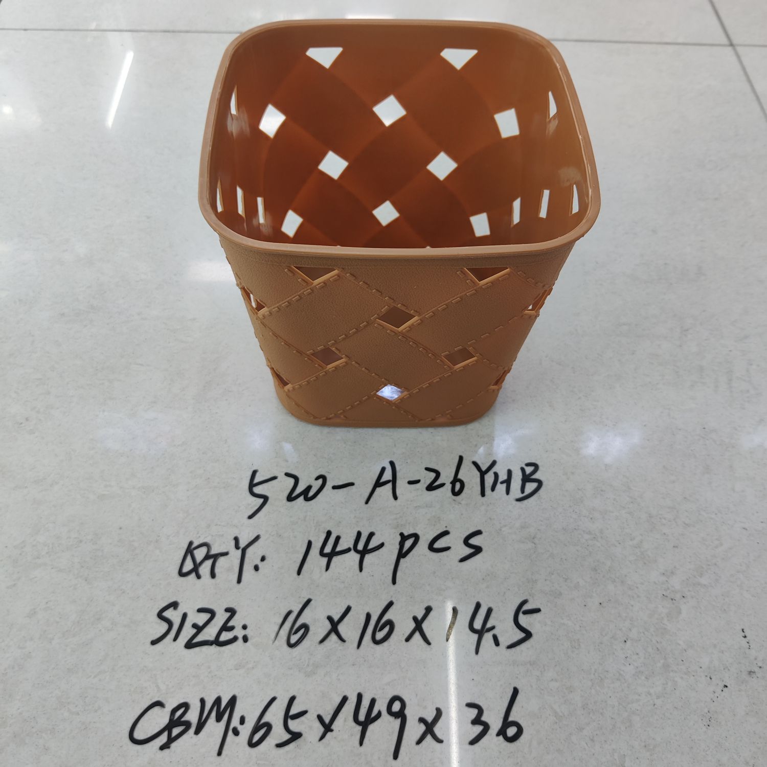 Plastic hanging baskets, multi-purpose baskets and storage baskets