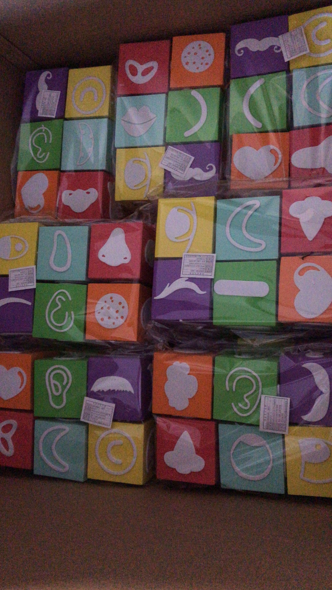 厂家批发方块印章彩色印章早教大印张