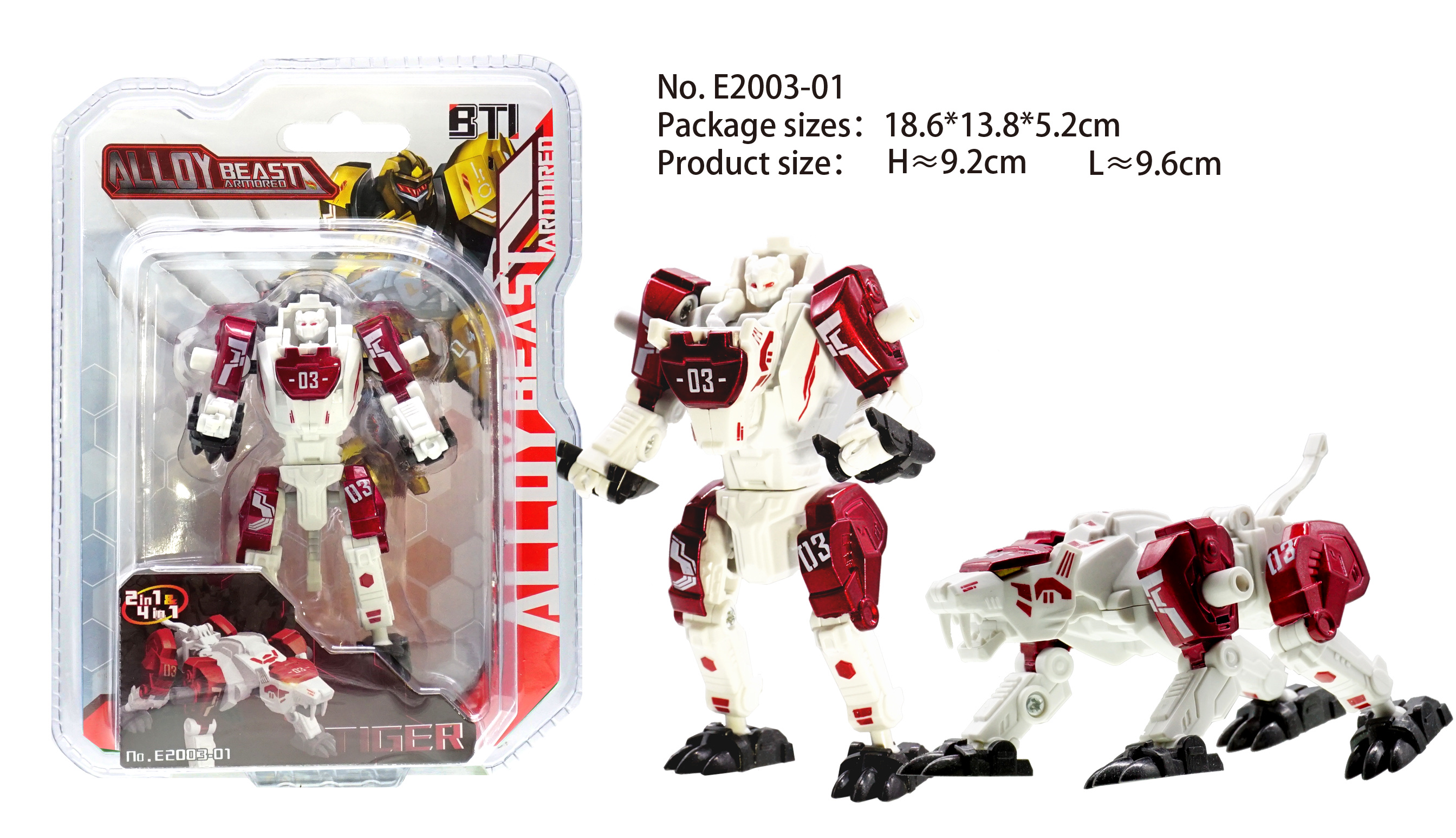 Alloy steel armored Beast - Tiger E2003-01