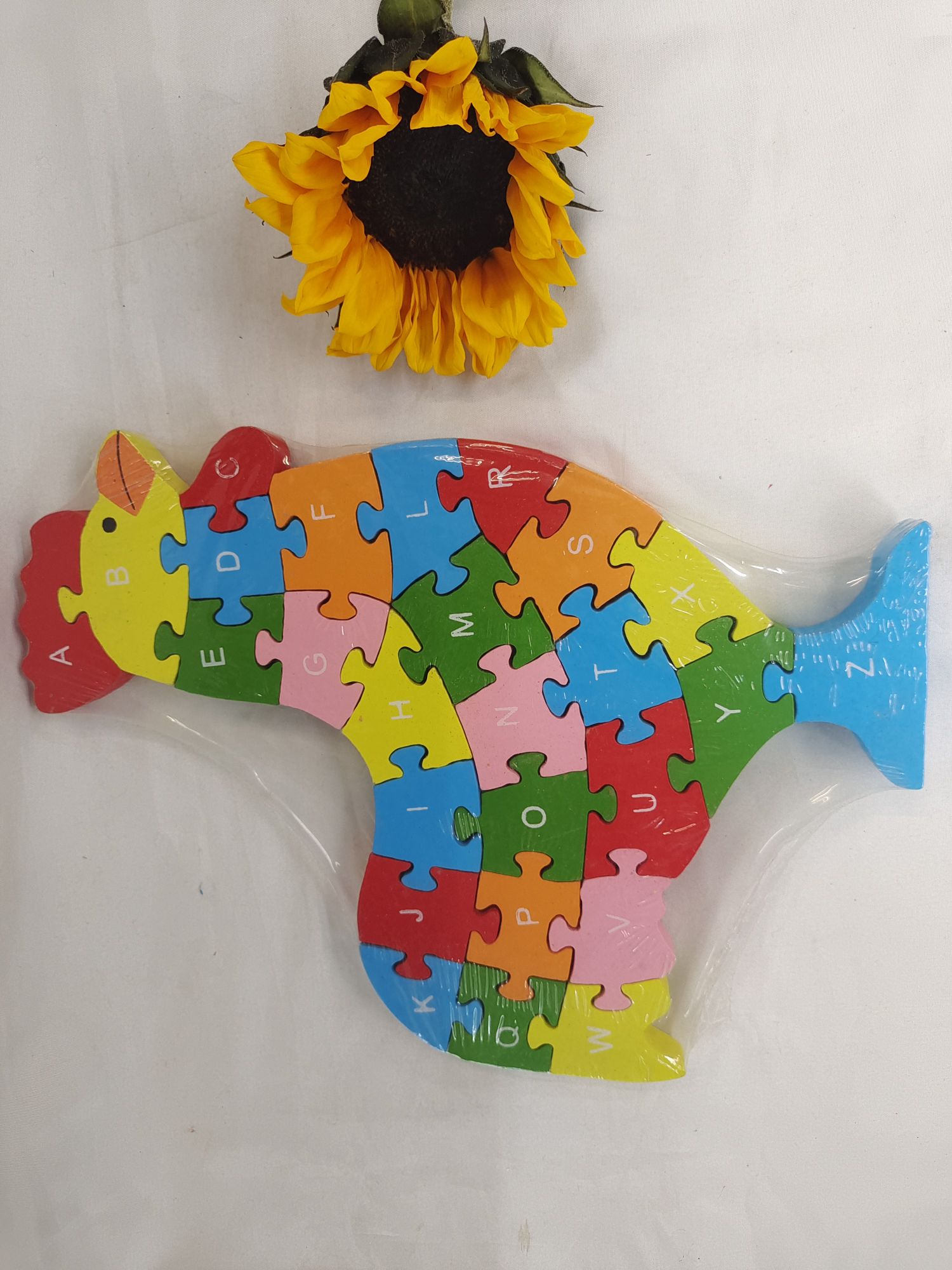 Early education and intelligence teaching aid rooster