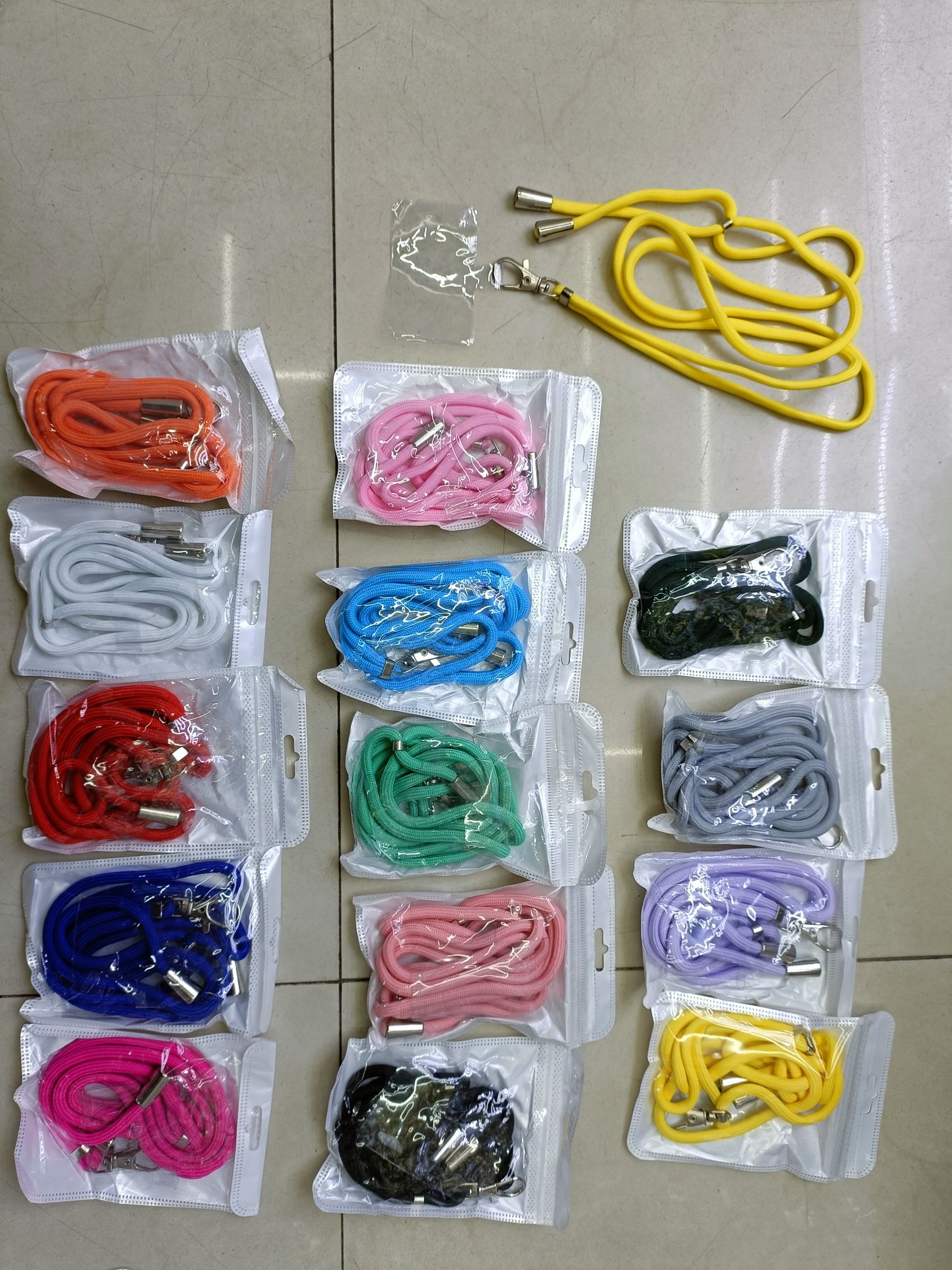 透明双面卡片挂绳 手机挂绳