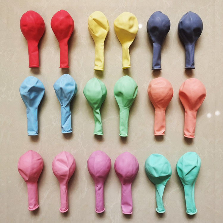 Wedding macaron latex balloon room decoration, wedding party decoration, candy-colored birthday balloons, standard 220 grams details Picture