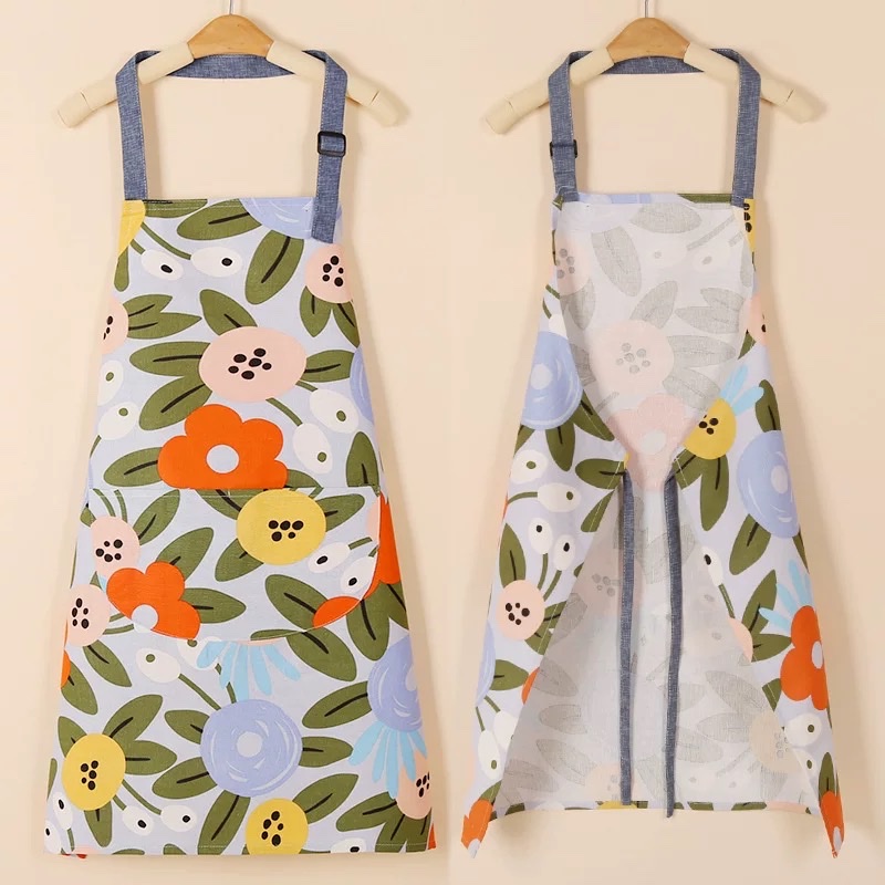 Pure cotton printed apron, single opp Specification image