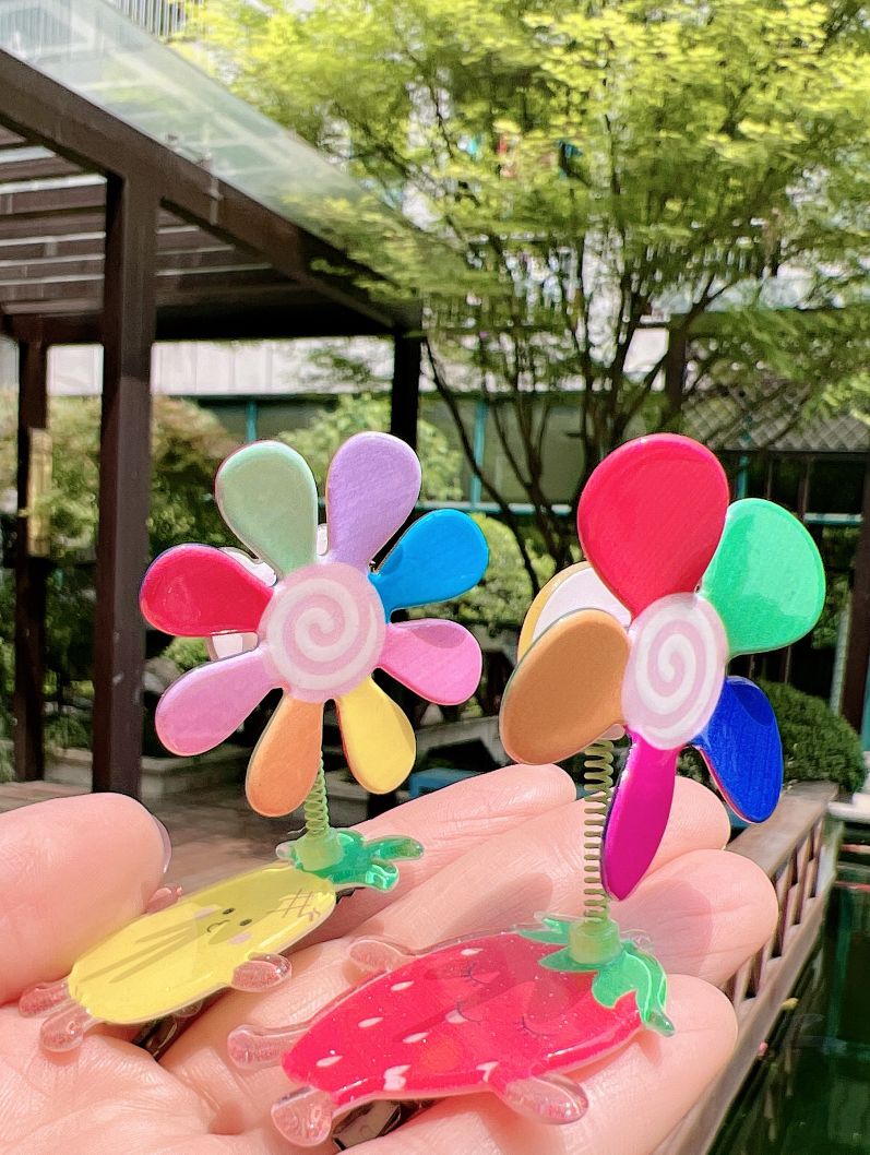 水果风车弹簧夹