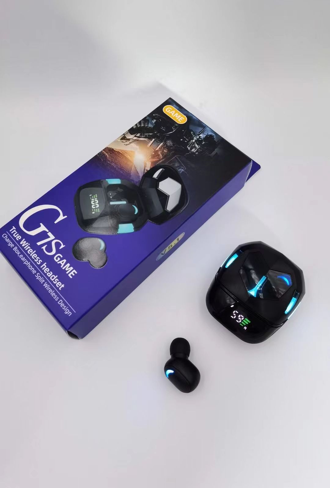 Gaming Bluetooth headphones, e-sports dedicated, no latency, black technology, cool, high-quality sound, PlayerUnknown's Battlegrounds, Android universal. G7S pic 11