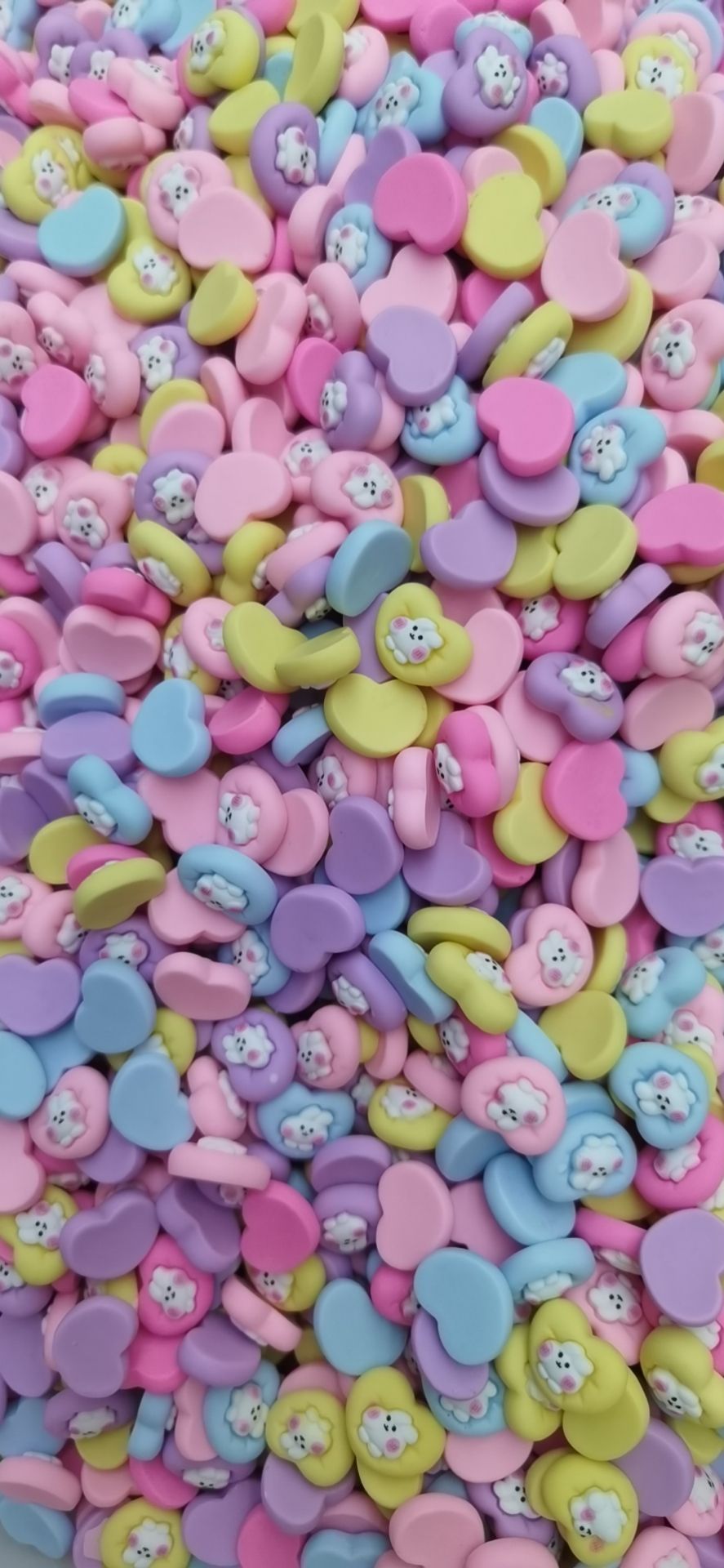 Mixed color cartoon cute plastic mixed matte resin patch diy lucky bags, animal, flower and fruit accessories factory direct sales details Picture