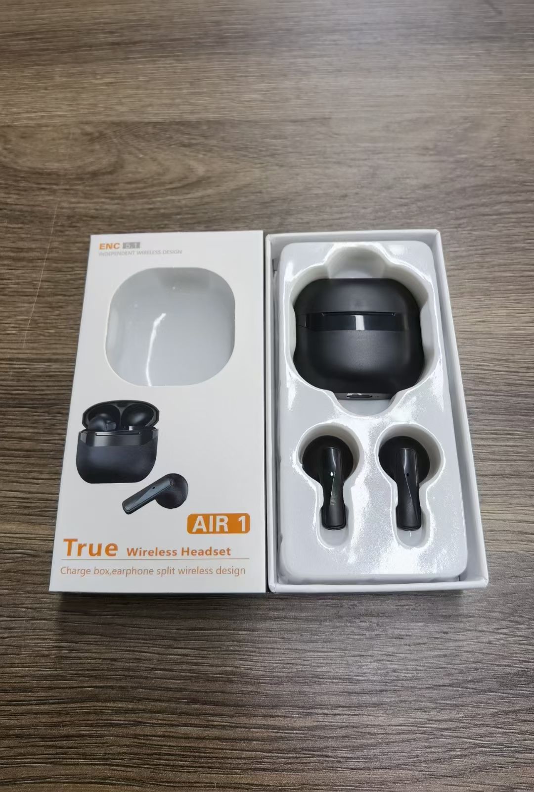 The new Air1 wireless Bluetooth gaming headphones feature touch buttons and are powered by JAIRui 6973, low power consumption, 4H copper ring speakers, and silicon label ENC noise-cancelling. They are suitable for both men and women pic 8