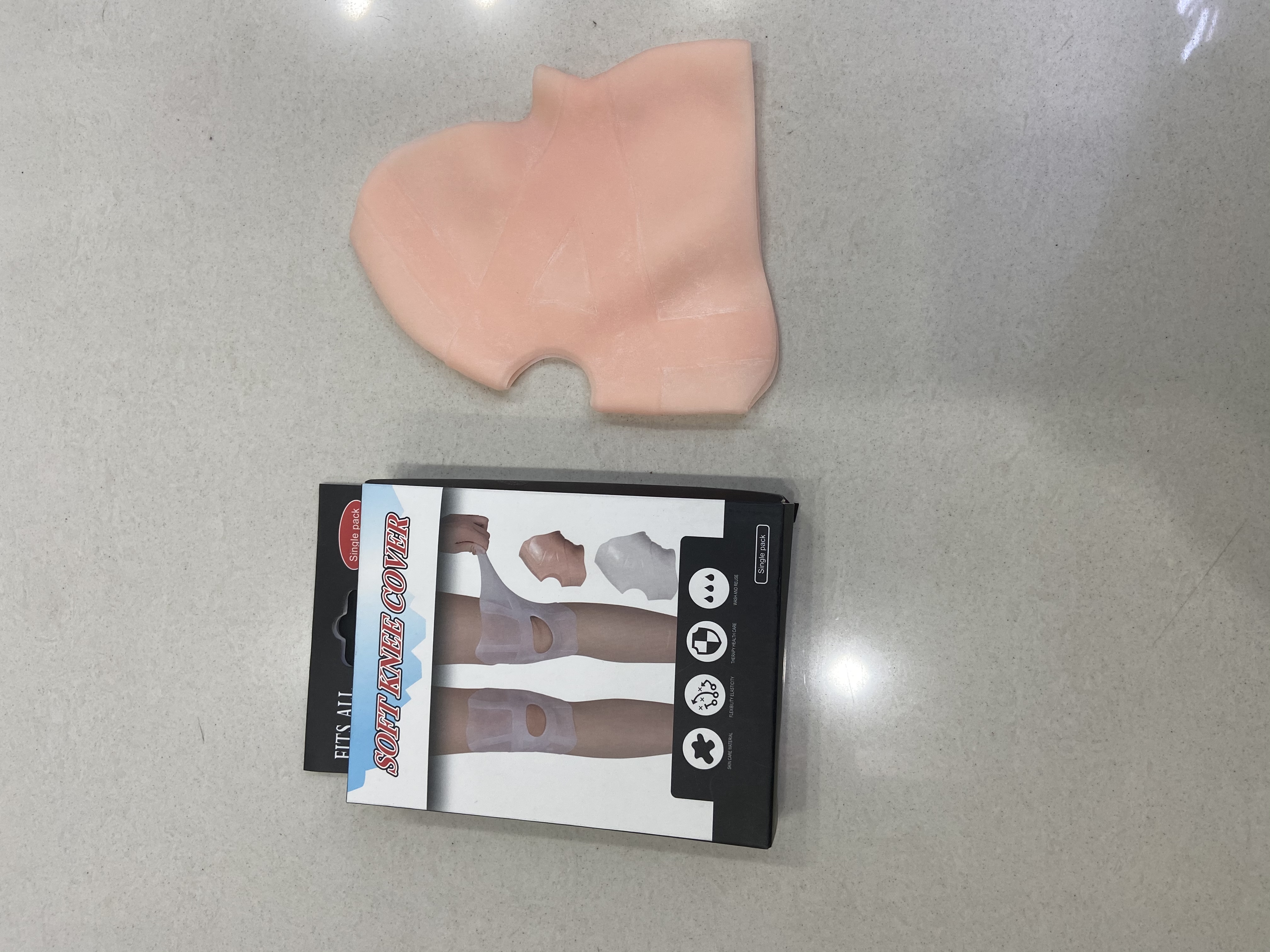 Elastic knee pads details Picture