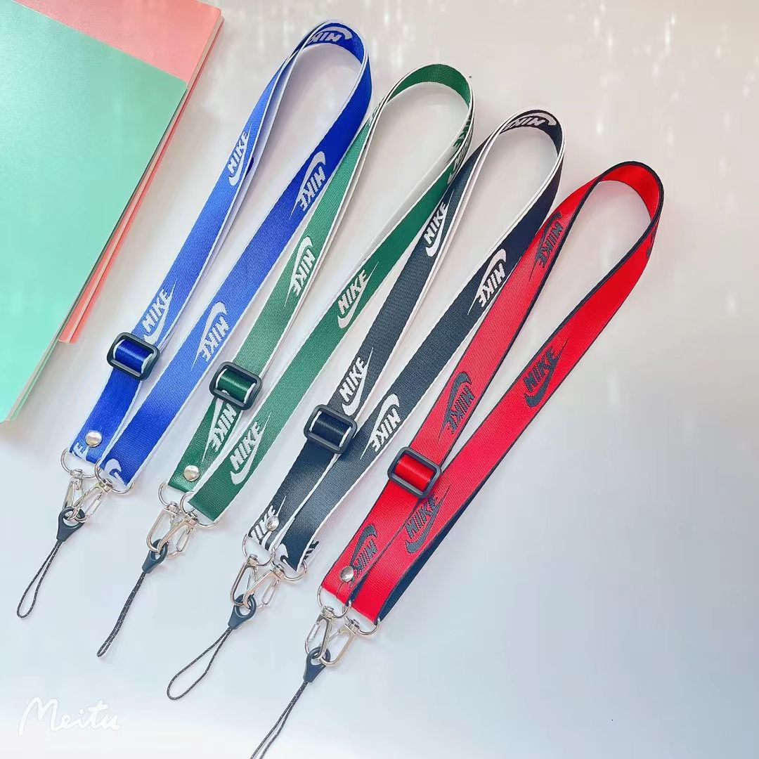 新款潮提花刺绣可logo斜挎手机挂绳证卡手机壳通用批发 详情图3