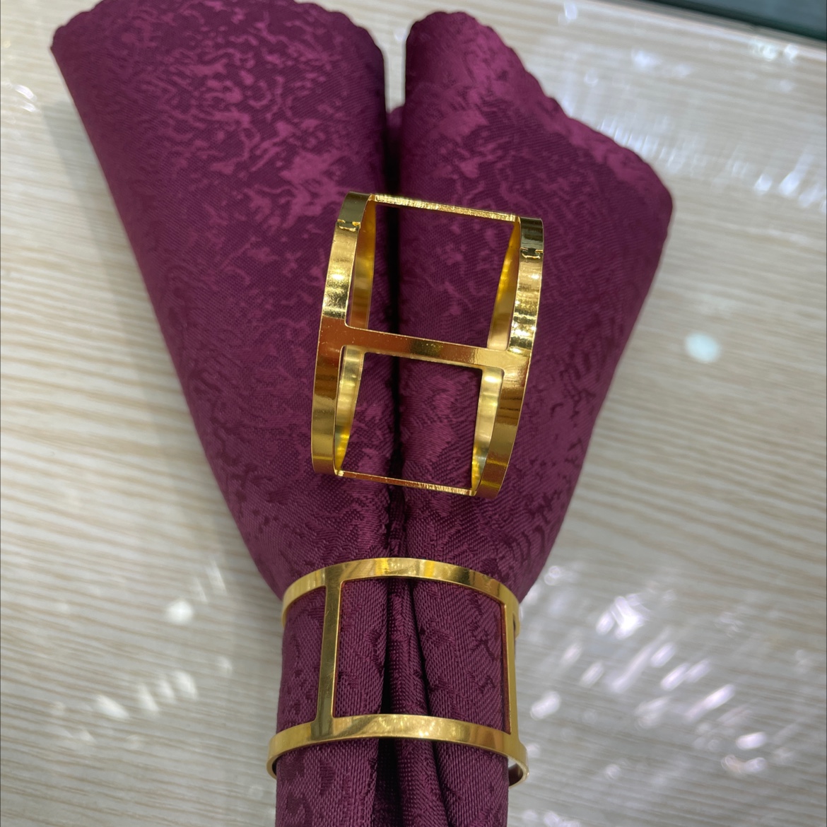 餐巾环，酒店装饰品、婚庆装饰品、饰品。