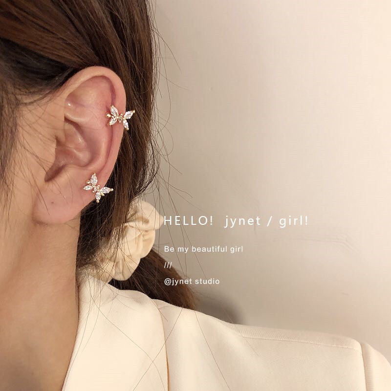 925 Silver ear rings for women, fashionable and elegant, anti-allergy ear buckles, new Korean version earrings 308 Specification image