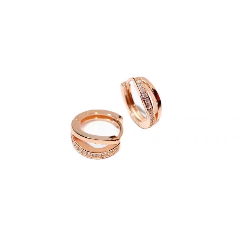 925 Silver Ear Rings for women, fashionable and elegant, anti-allergy ear buckles, new Korean version earrings 312 Specification image