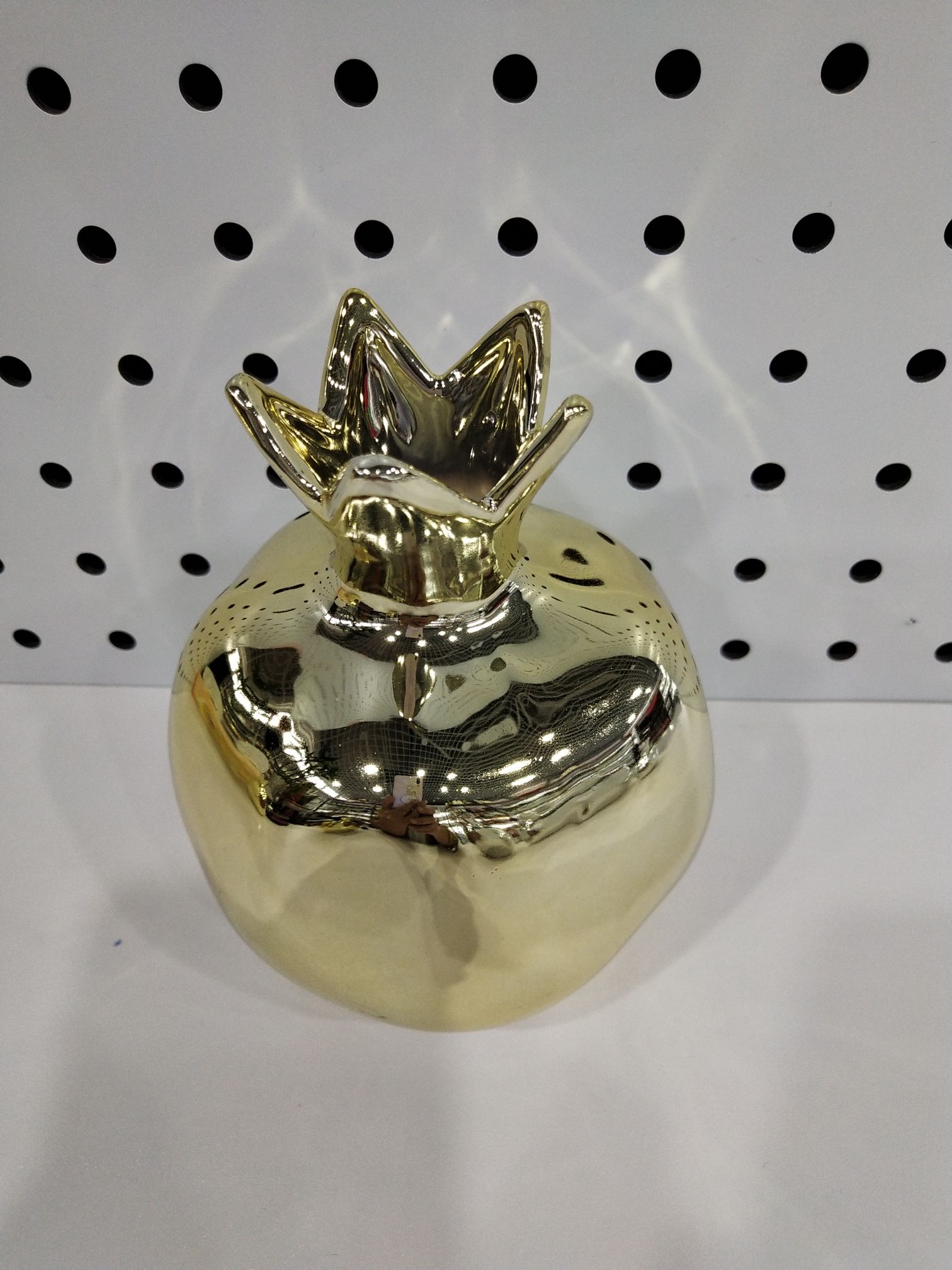 电镀银色/石榴花瓶摆件/装饰品工艺品产品图