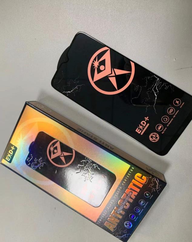A box of ten pieces of Lightning tempered film phone screen protectors detail image 2