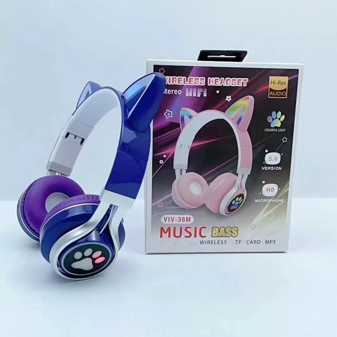 Sogo Brand Headphones, Meow Meow Wireless Bluetooth Headset, Bluetooth Headset, 38M undefined