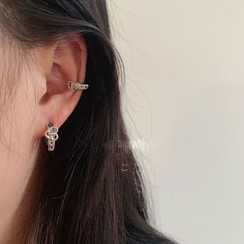 925 Silver Ear rings for women, fashionable and elegant, anti-allergy ear loops, new Korean version earrings 310 details Picture