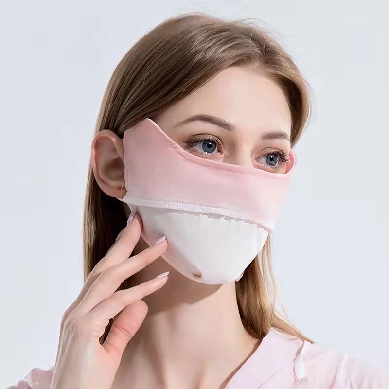 冰丝防晒口罩/渐变细节图