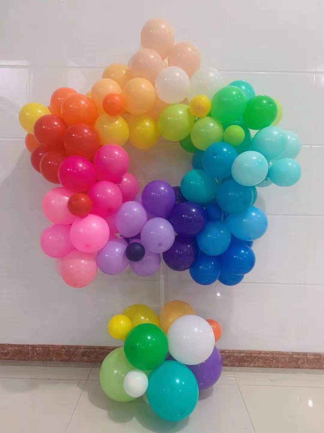 Five-pointed star stand party supplies balloon stand details Picture