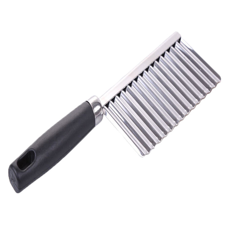 Creative multi-functional vegetable cutter, wavy potato flower knife, 201 stainless steel potato strip cutter, French fries knife details Picture