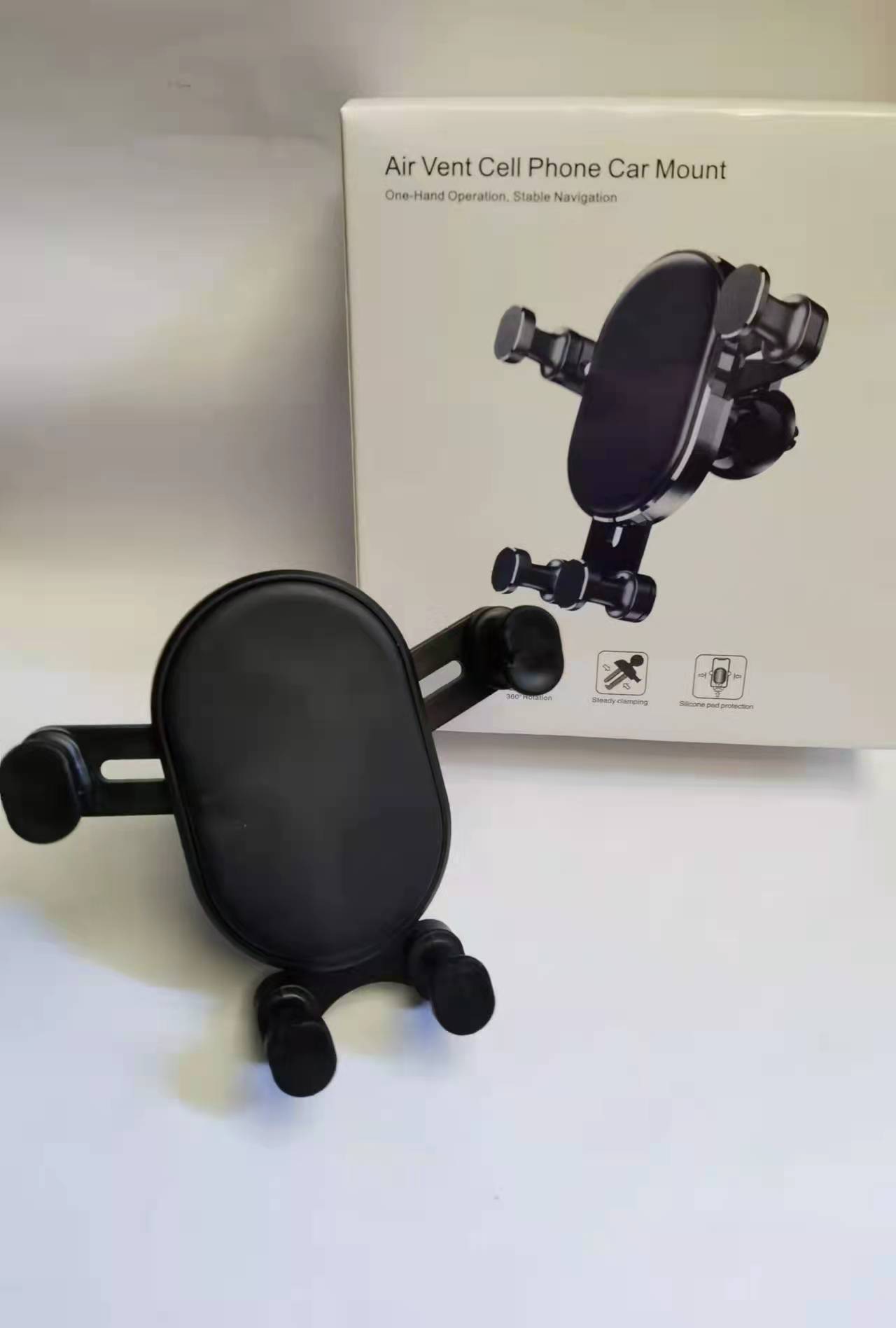 The hand-held car seat bracket, a fixed gravity car seat bracket with adhesive on the car center console, is a universal navigation bracket that can be adjusted detail image 3