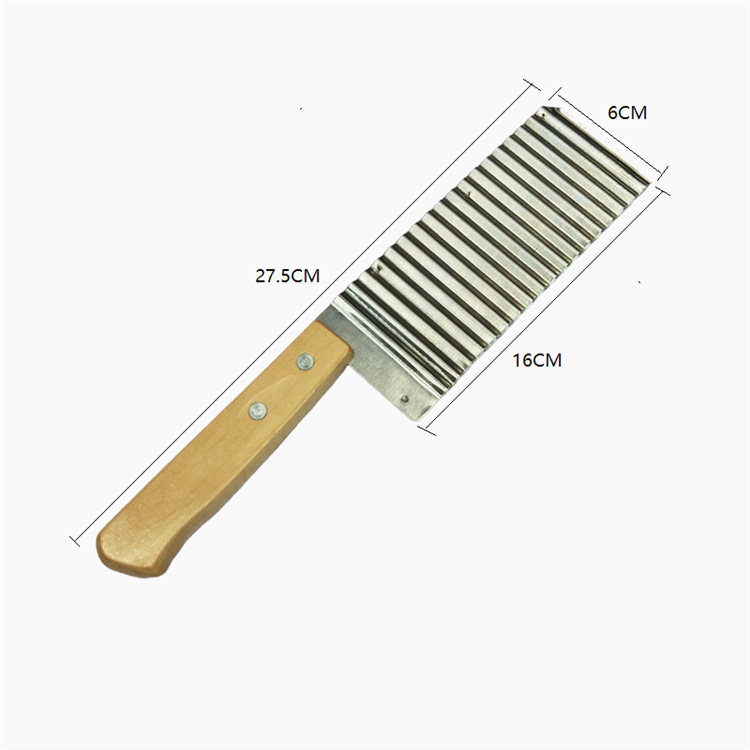 Woodblock corrugated knife, wavy knife, French fries cutter, potato slicer, strip cutter, kitchen small tools are selling well across borders Application Scenario