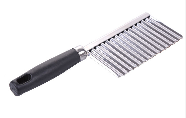 Creative multi-functional vegetable cutter, wavy potato flower knife, 201 stainless steel potato strip cutter, French fries knife detail image 4