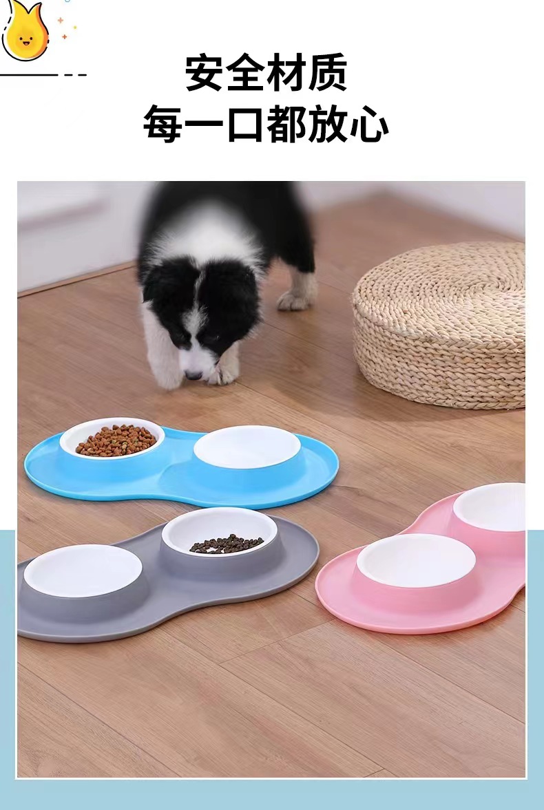 猫碗猫食盆猫粮碗猫咪狗狗宠物用品猫水碗保护颈椎防打翻狗盆狗碗详情图3