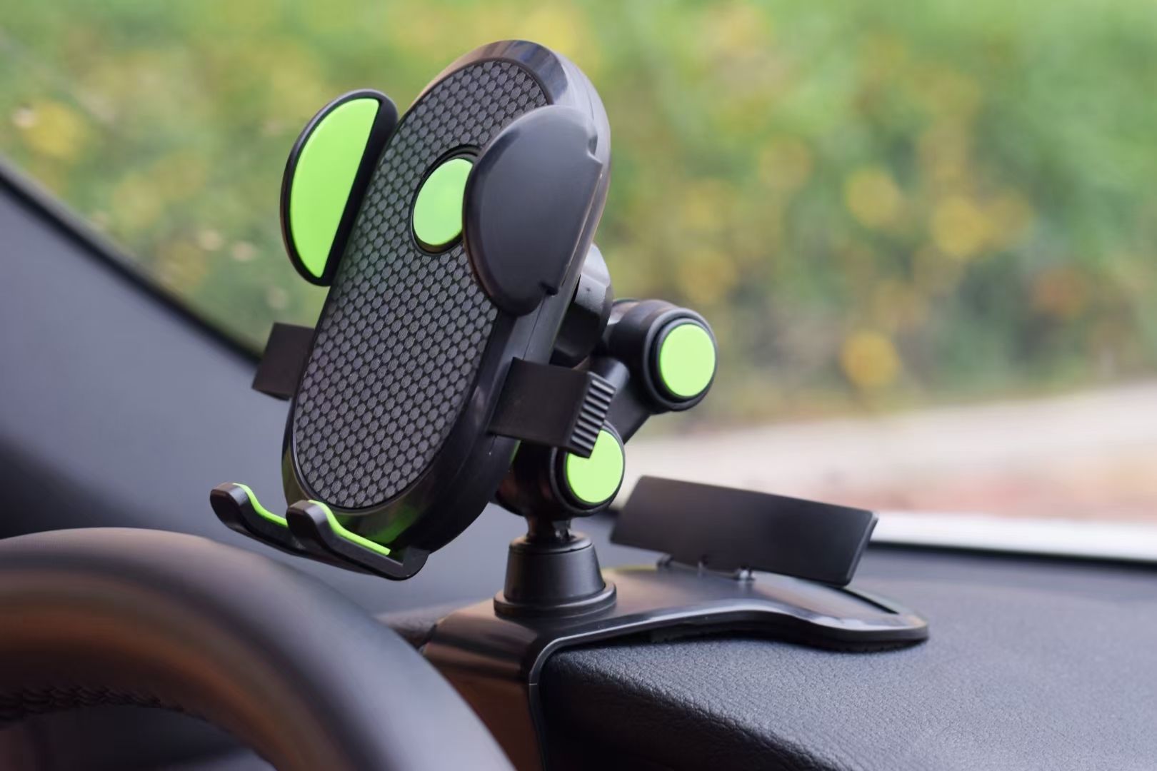 仪表盘车载导汽车通用隐形车牌手机架详情2