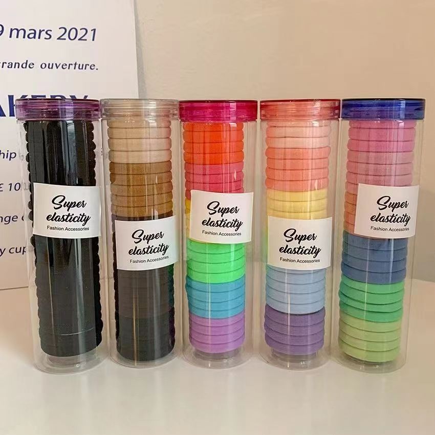Bright crystal tubes for rubber bands in tubes, 24 tubes per tube, available in many colors, and can also be produced in the color specified by the customer