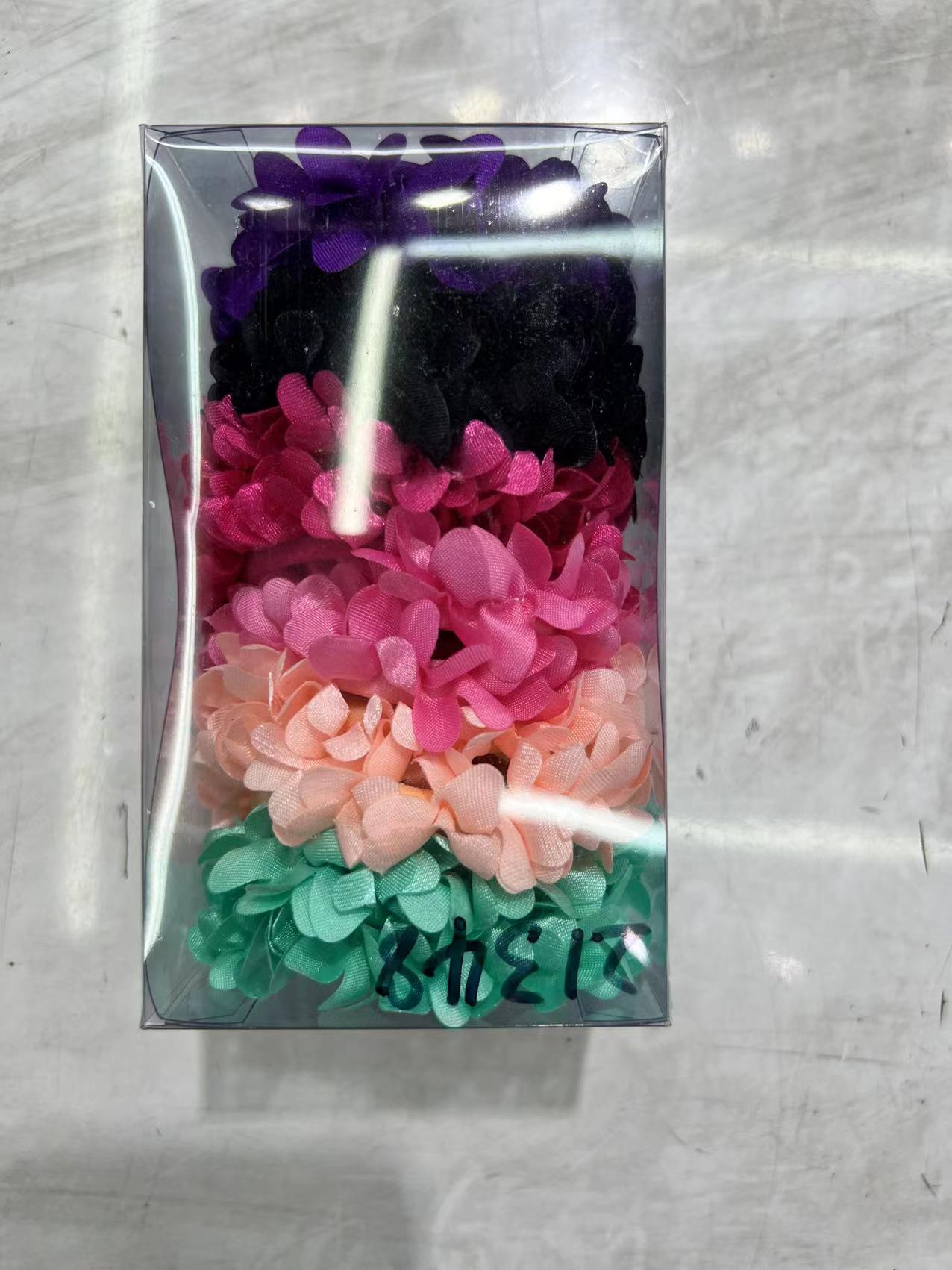 头绳橡皮筋女扎头高弹力耐用网红加粗绳圆盒竹节混彩底混条