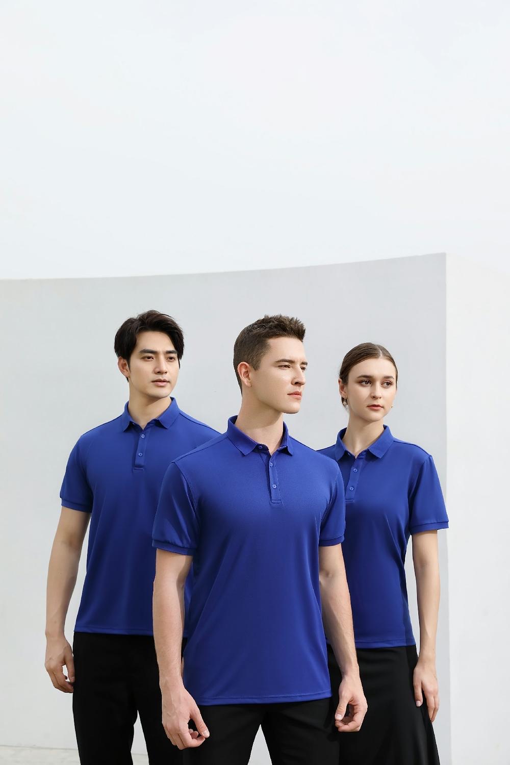 夏季工作服短袖定制公司4s店员工上衣男刺绣企业夏装polo衫印logo详情图1